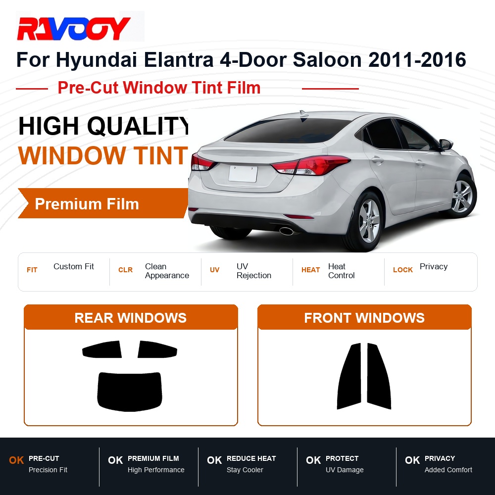 Privacy Screen Protector - Premium Pre-Cut Window Tint For Hyundai
