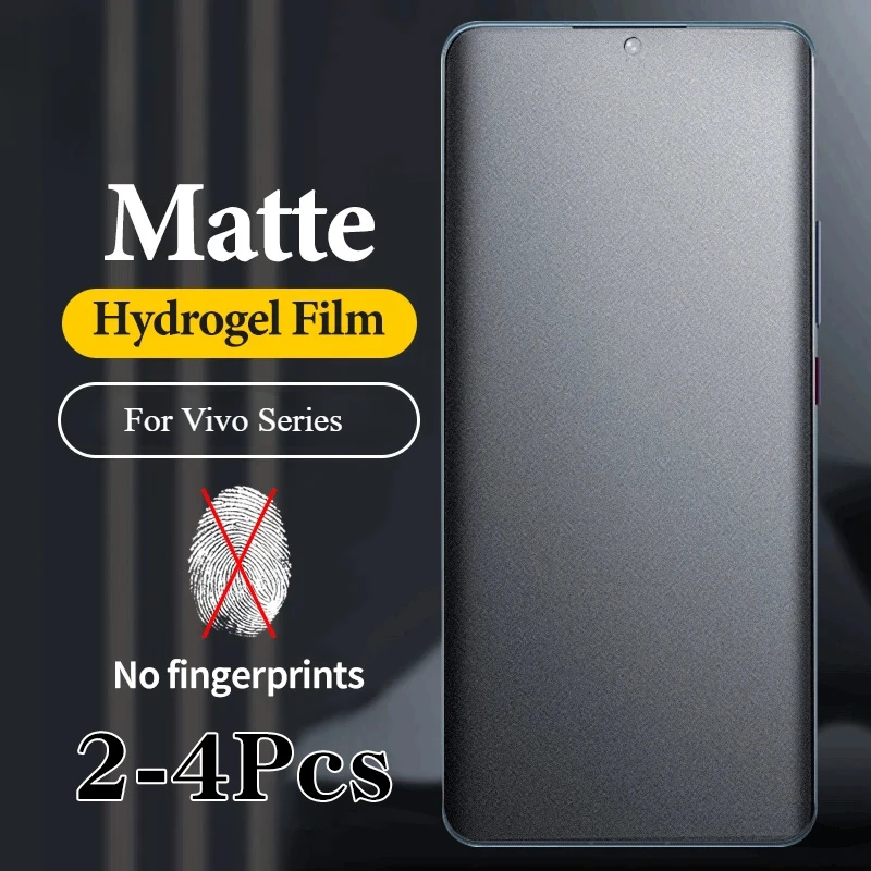 Matte Anti Glare Screen - 1-4PCS Silicone Matte Hydrogel Film for
