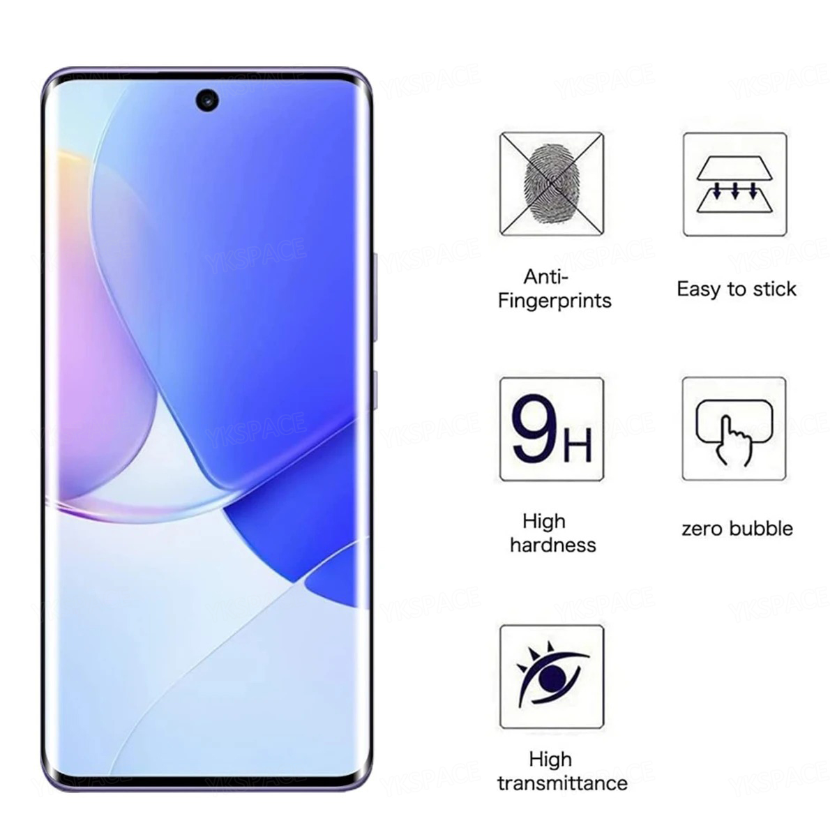 2Pcs 3D Curved Edge 9H HD Clea - Curved Edge Screen 评论和价格