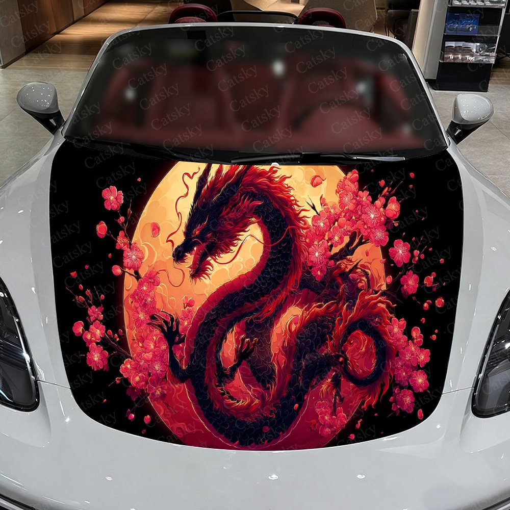 Full Moon Sakura Dragon Car Vi - Full Cover Adhesive 评论和价格