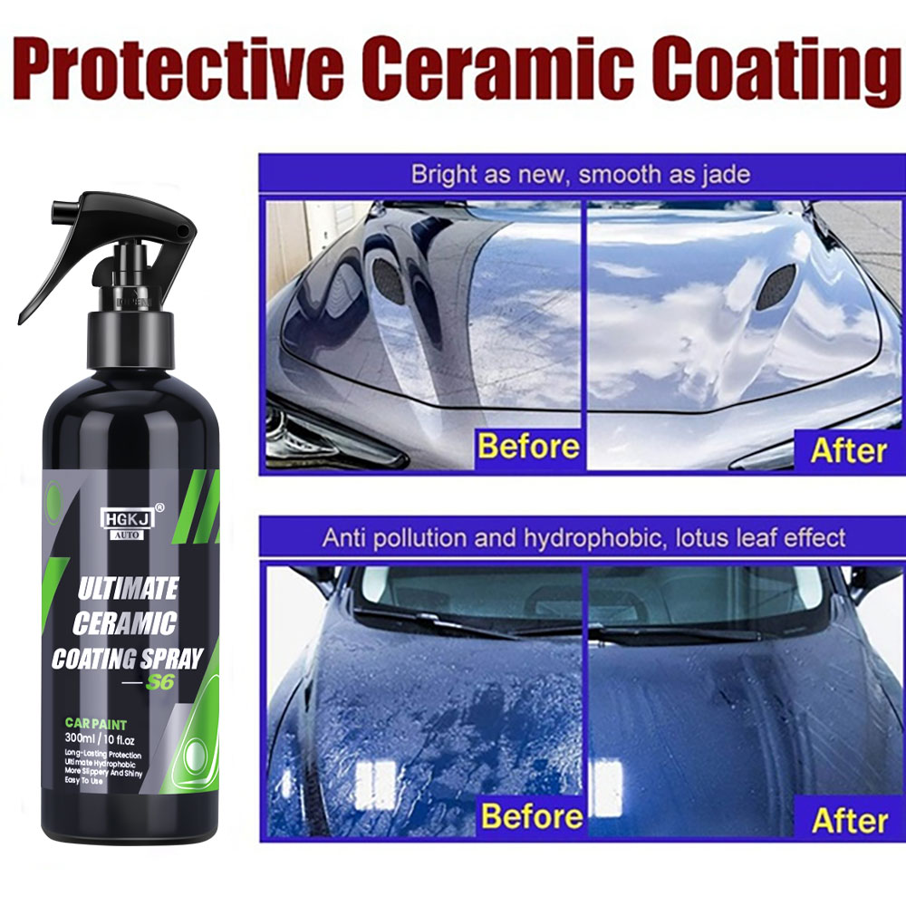 HGKJ S6 Ultimate Car Paint Pol - Oleophobic Coating Spray 评论和价格