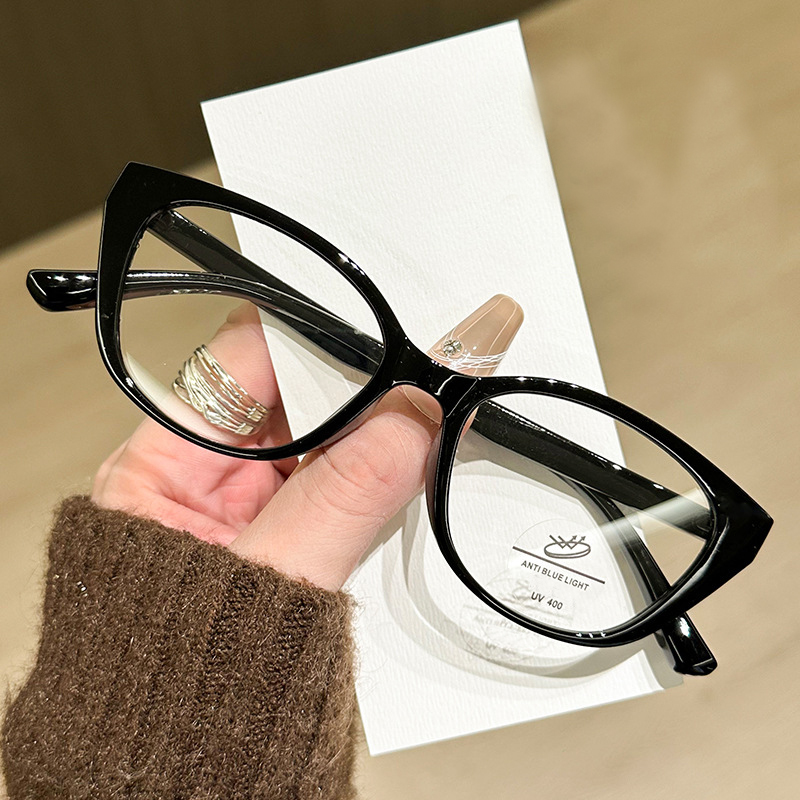 New Hot Girl Tr90 Cat Eye Myop - Anti Blue Light Film 评论和价格