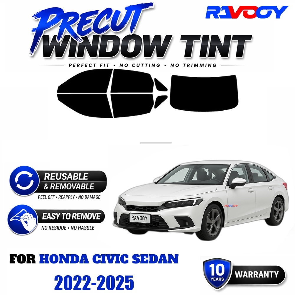 RAVOOY Precut Window Tint, Reu - Air Bubble Remover 评论和价格