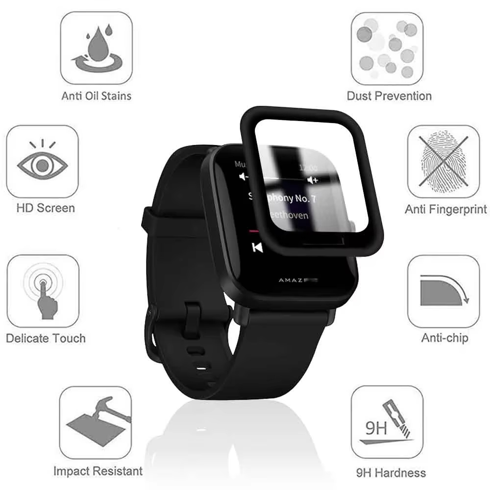 1-6 PCS Screen Protector Film  - Curved Edge Screen 评论和价格