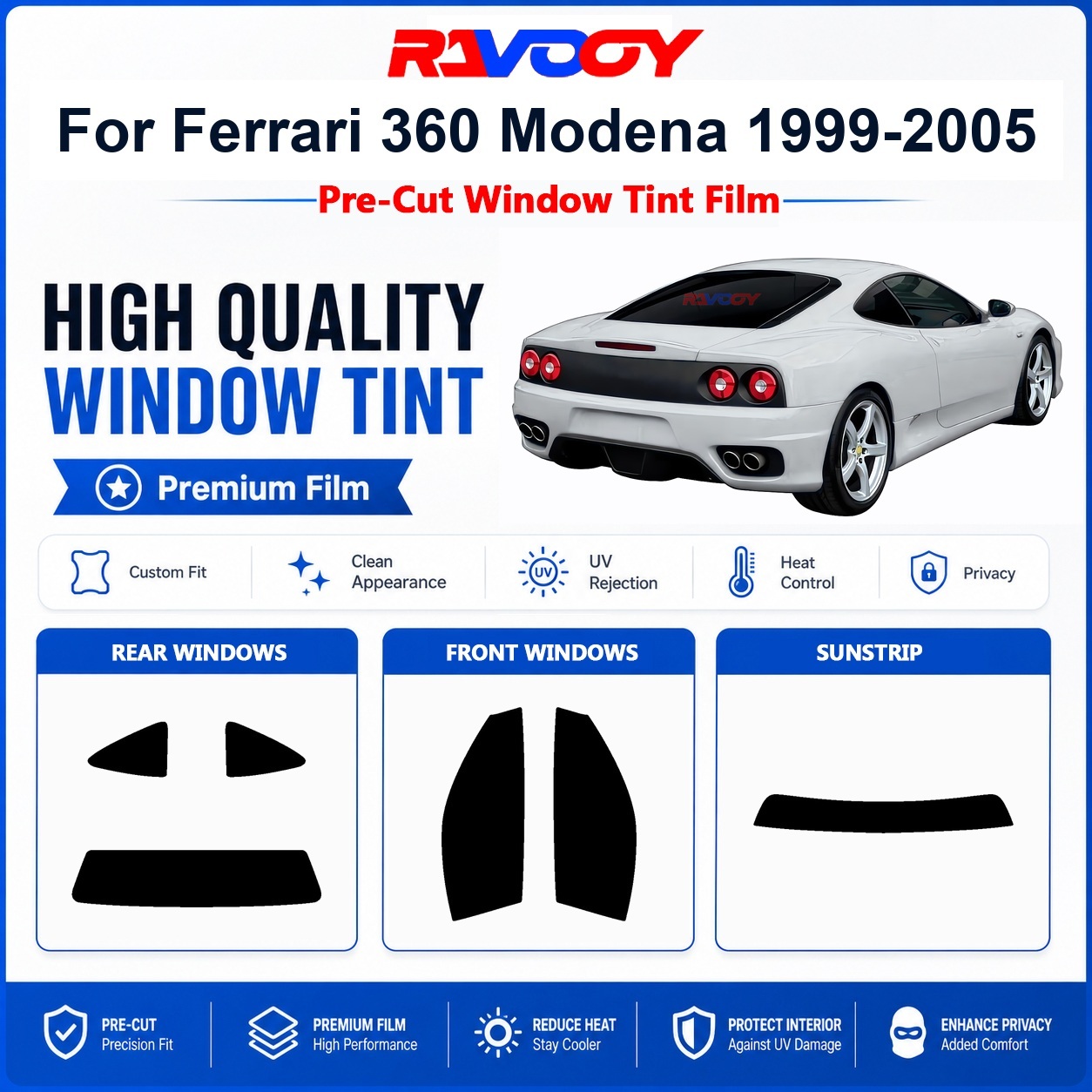 Premium Pre-Cut Window Tint Fo - Privacy Screen Protector 评论和价格