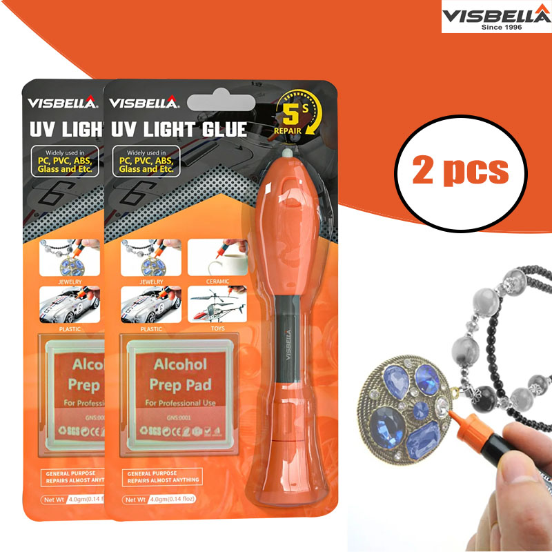 Visbella 2 PCS UV Light Glue P - Liquid Uv Glue Kit 评论和价格
