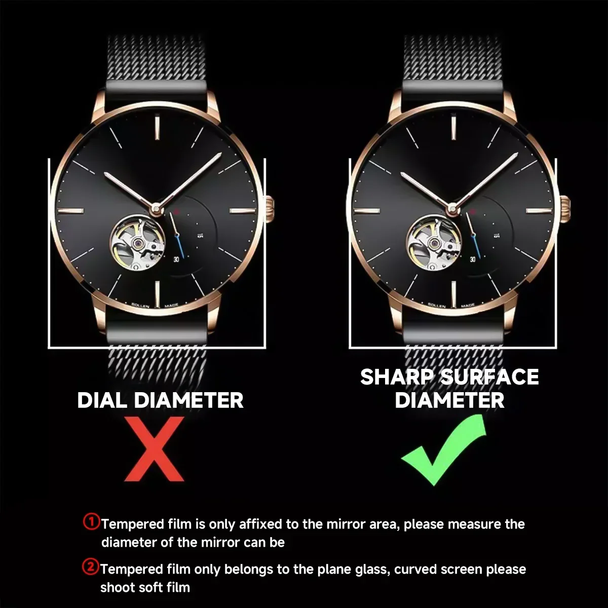 26-46mm Universal Tempered Gla - Smartwatch Screen Film 评论和价格