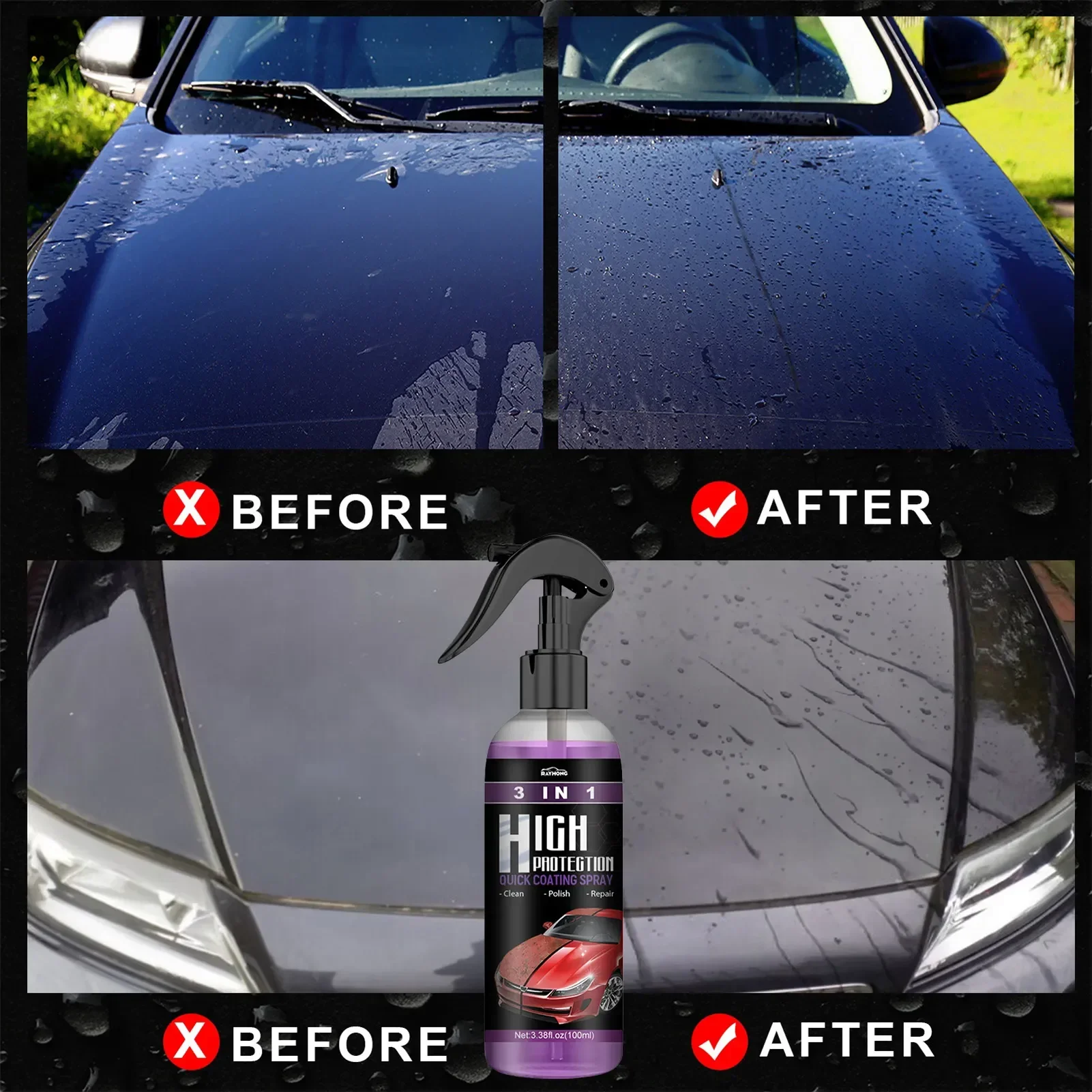 3 in 1 Car Ceramic Liquid Coat - Nano Liquid Coating 评论和价格