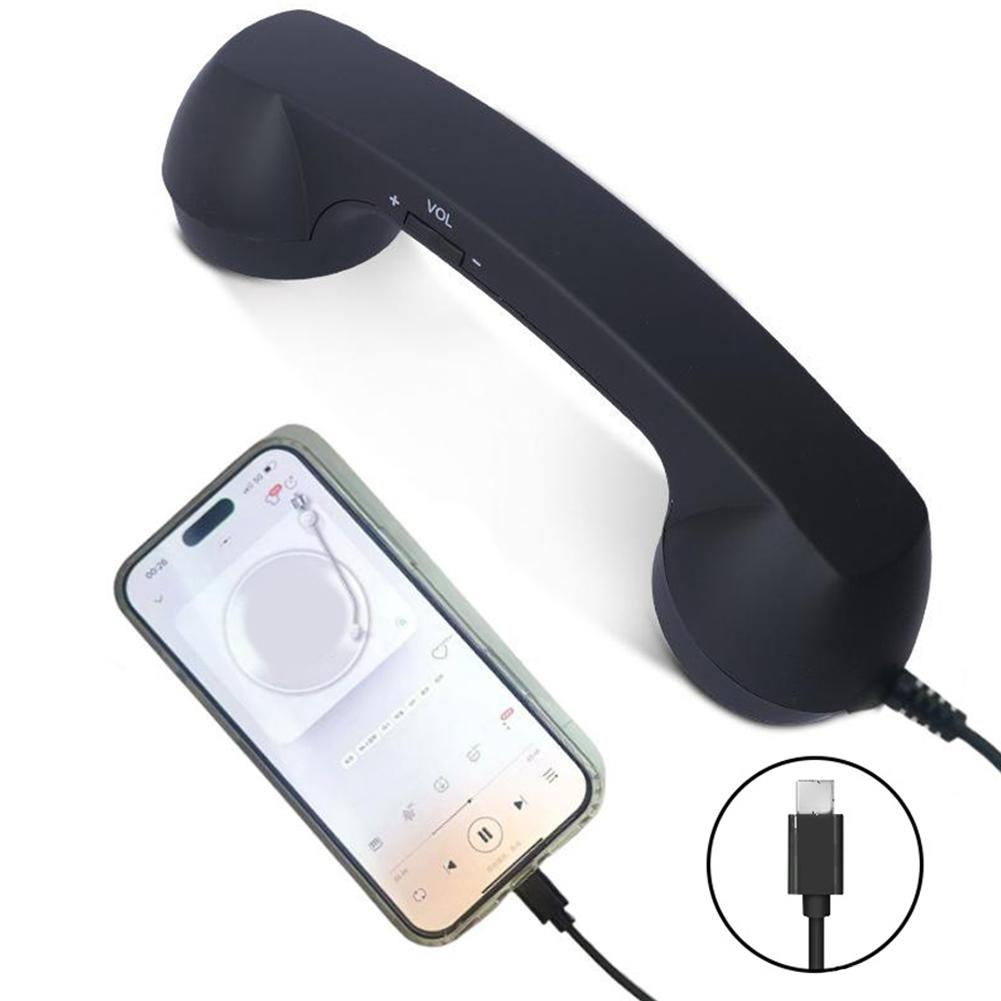 Type-C/3.5mm Retro Telephone P - Retro Handset Phone recension och pris
