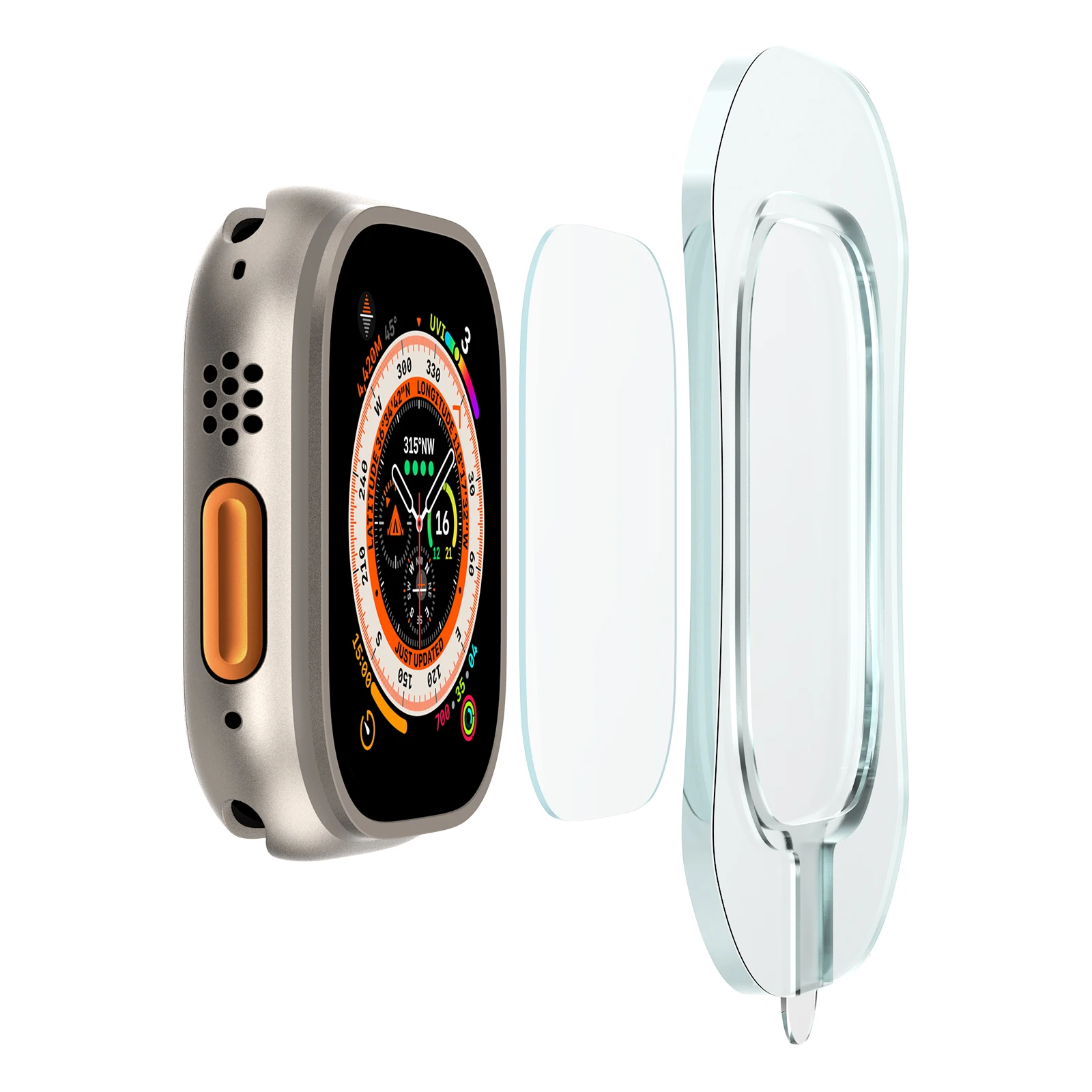 Tempered Glass for Apple Watch - Screen Alignment Tool 评论和价格