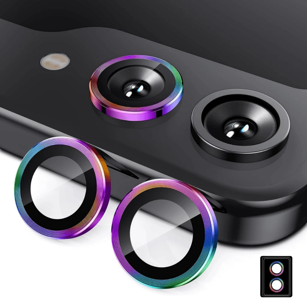 Metal Camera Lens Protector Fo - Tempered Glass Screen 9H 评论和价格